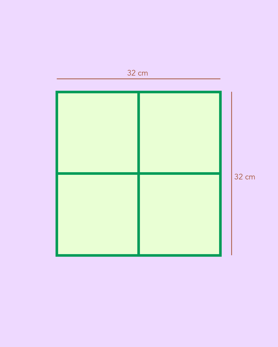 Cube - Mint & Green