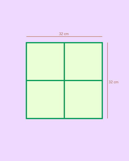 Cube - Mint & Green