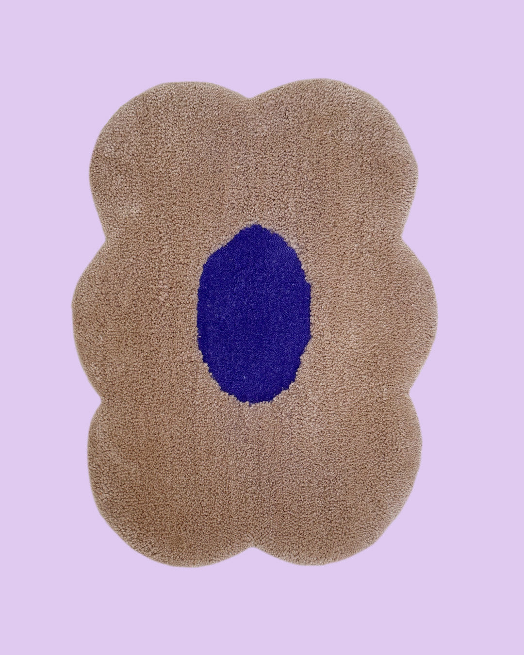 Rug Midi - Beige & Purple