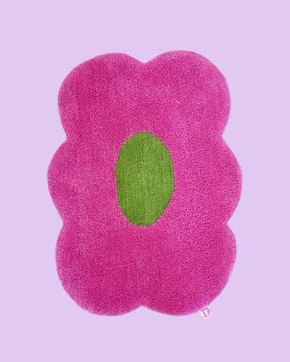 Rug Midi - Bubbly Pink & Matcha Green