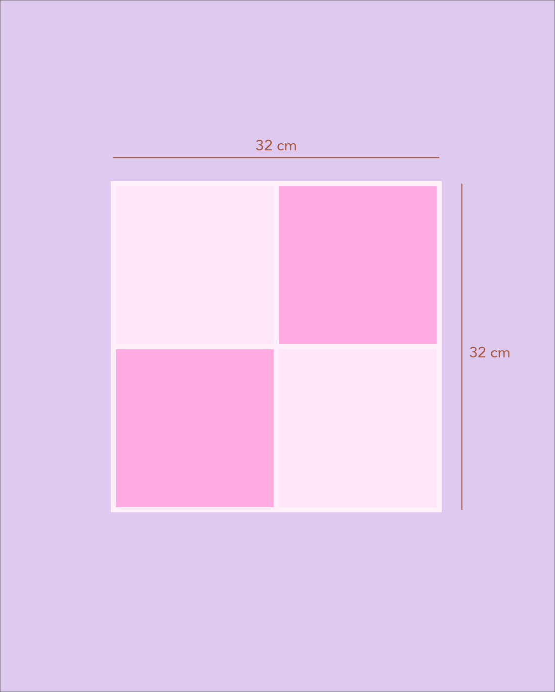 Cube - Rose Pink & Blush