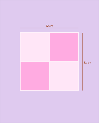 Cube - Rose Pink & Blush